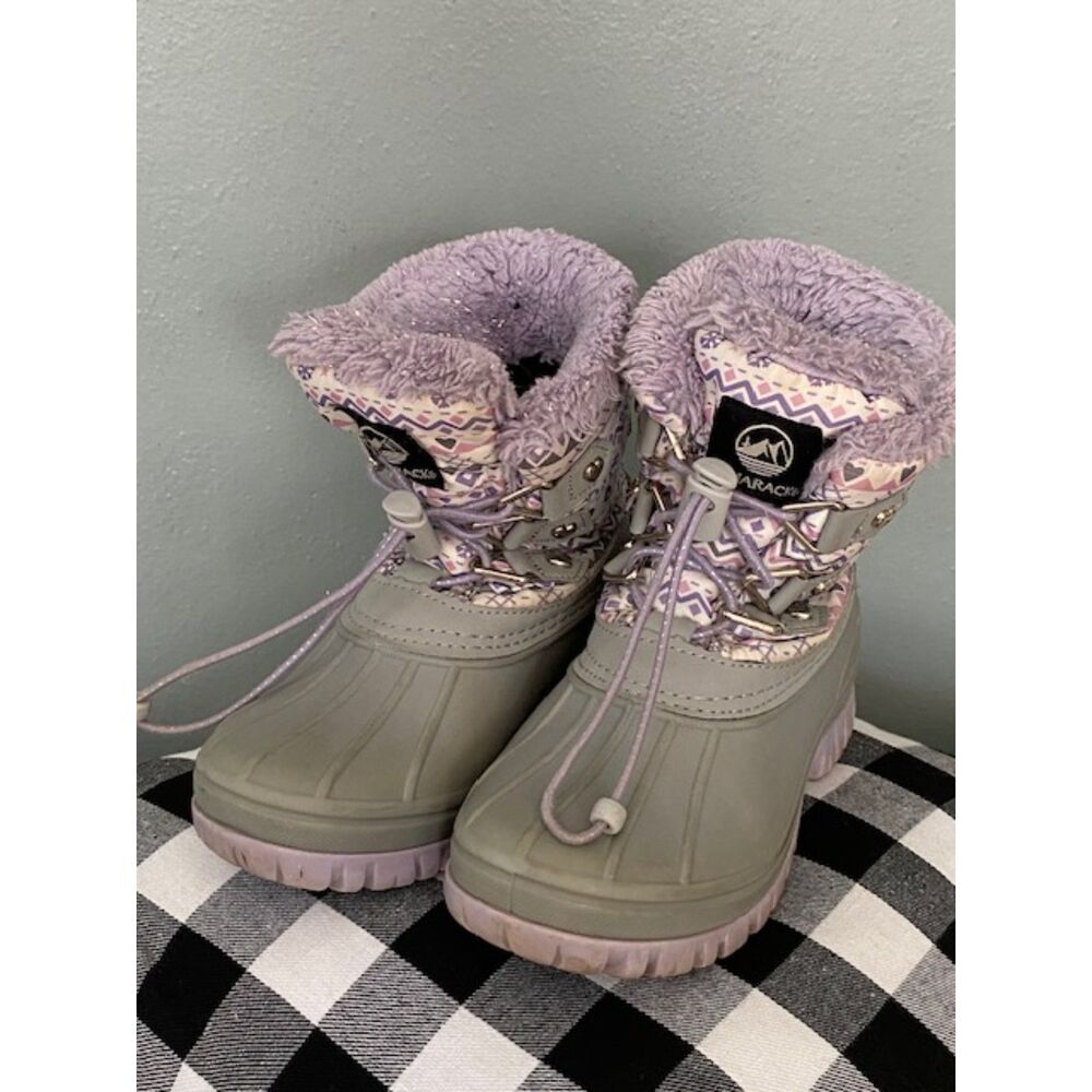 Tamarack Size 1 Kids Boots Water Resistant Insulated